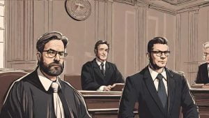 criminal lawyer in court